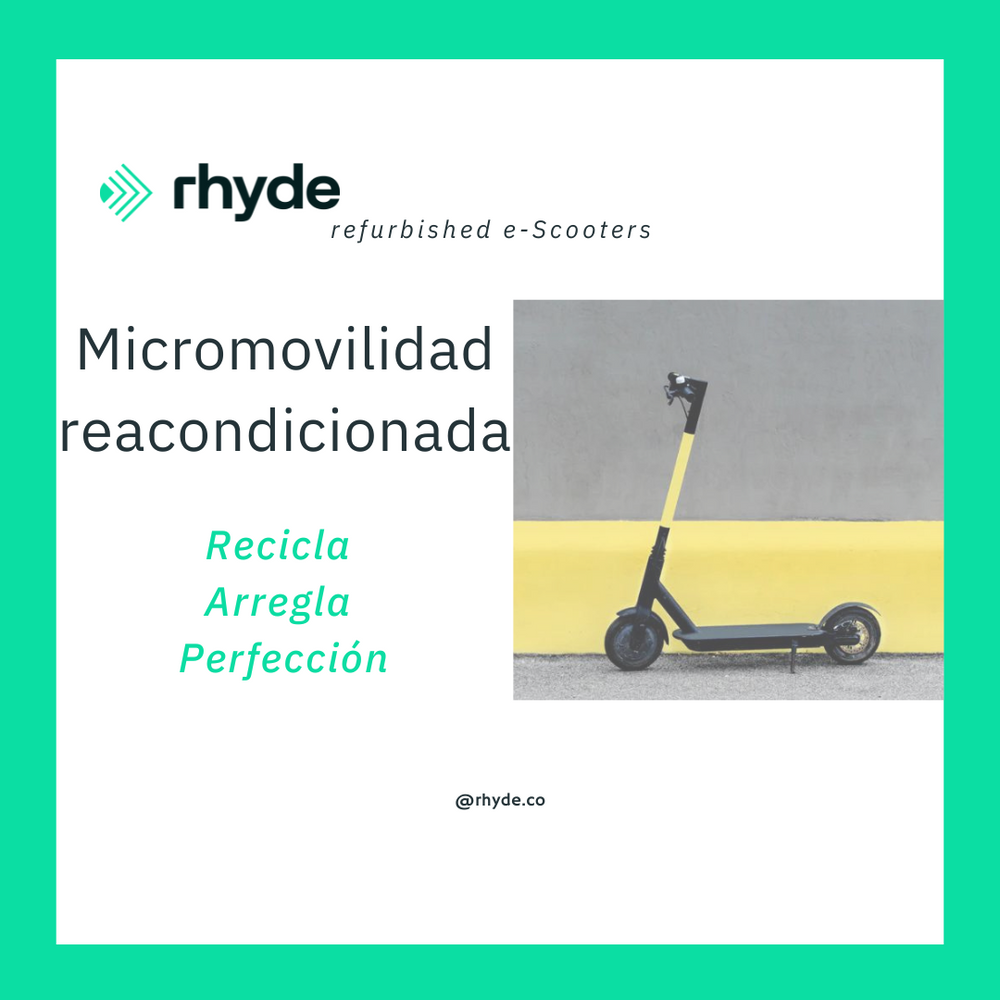 ¿Qué es la Micromovilidad Reacondicionada?