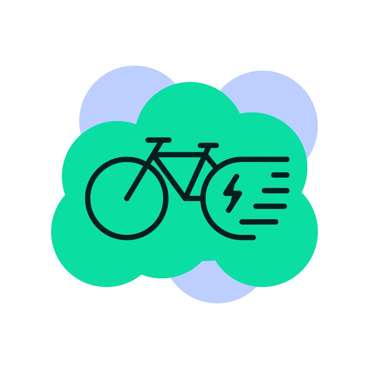 Electric bike logotipo