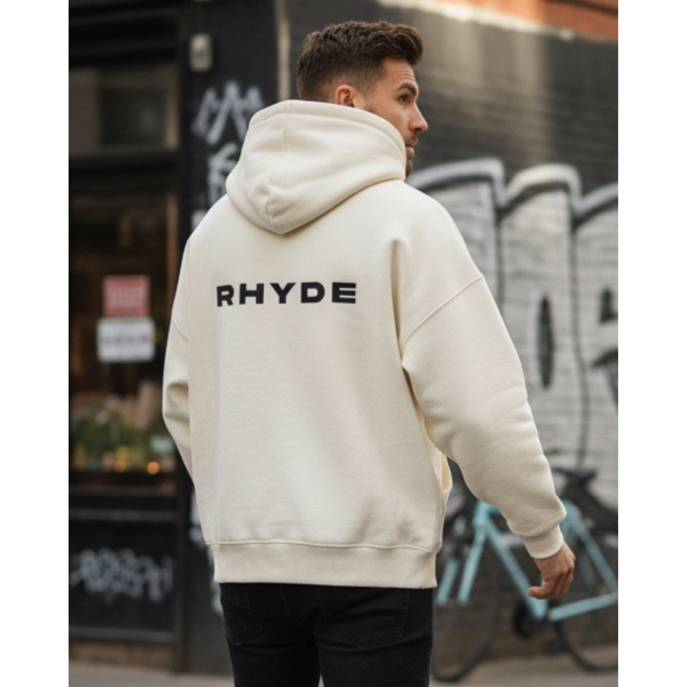 Sudadera con capucha - Crema - Colección RHYDE